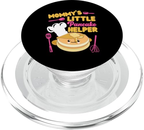 Pfannkuchenhersteller: Mamas kleiner Pfannkuchenhelfer PopSockets PopGrip für MagSafe von Cute Pancake Maker Designs For Girls And Boys