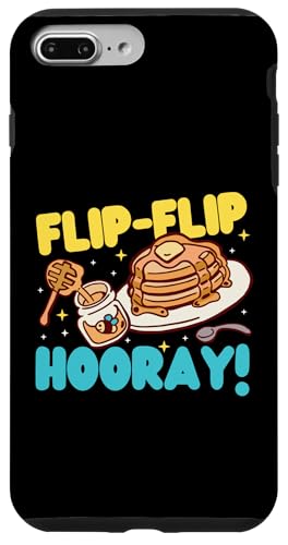 Pfannkuchenmaschine: Flip-Flip Hurra! Hülle für iPhone 7 Plus/8 Plus von Cute Pancake Maker Designs For Girls And Boys