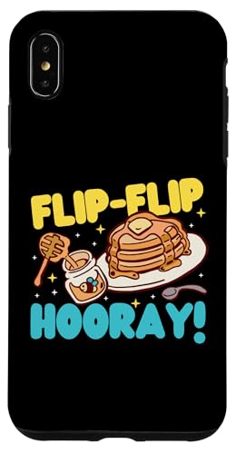 Pfannkuchenmaschine: Flip-Flip Hurra! Hülle für iPhone XS Max Pfannkuchenmaschine: Flip-Flip Hurra! Hülle für iPhone XS Max von Cute Pancake Maker Designs For Girls And Boys
