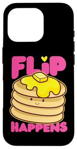 Pfannkuchenmaschine: Flip Happens Hülle für iPhone 16 Pro Pfannkuchenmaschine: Flip Happens Hülle für iPhone 16 Pro von Cute Pancake Maker Designs For Girls And Boys