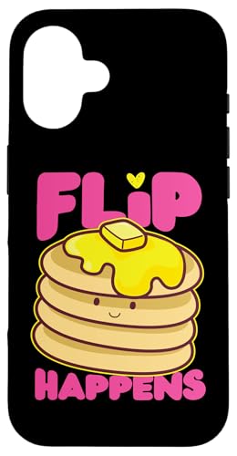 Pfannkuchenmaschine: Flip Happens Hülle für iPhone 16 Pfannkuchenmaschine: Flip Happens Hülle für iPhone 16 von Cute Pancake Maker Designs For Girls And Boys
