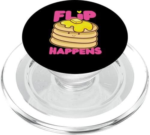 Pfannkuchenmaschine: Flip Happens PopSockets PopGrip für MagSafe Pfannkuchenmaschine: Flip Happens PopSockets PopGrip für MagSafe von Cute Pancake Maker Designs For Girls And Boys