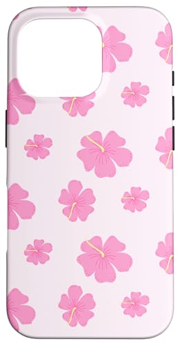 Niedliche rosa Hibiskusblume, ästhetisches tropisches Blumenmuster Hülle für iPhone 16 Pro Niedliche rosa Hibiskusblume, ästhetisches tropisches Blumenmuster Hülle für iPhone 16 Pro von Cute Pastel Hibiscus Floral Aesthetic