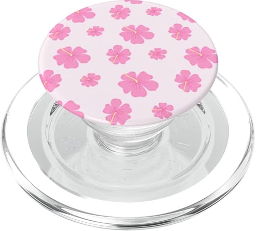 Niedliche rosa Hibiskusblume, ästhetisches tropisches Blumenmuster PopSockets PopGrip für MagSafe Niedliche rosa Hibiskusblume, ästhetisches tropisches Blumenmuster PopSockets PopGrip für MagSafe von Cute Pastel Hibiscus Floral Aesthetic