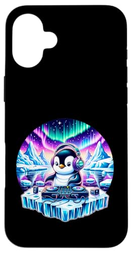 DJ-Pinguin-Kopfhörer, lustiger Pinguin-Liebhaber, Männer, Frauen, Kinder Hülle für iPhone 16 Plus DJ-Pinguin-Kopfhörer, lustiger Pinguin-Liebhaber, Männer, Frauen, Kinder Hülle für iPhone 16 Plus von Cute Penguin Graphic Tees for Boys Kids Teens