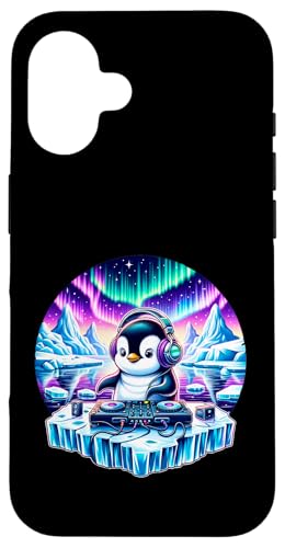 DJ-Pinguin-Kopfhörer, lustiger Pinguin-Liebhaber, Männer, Frauen, Kinder Hülle für iPhone 16 DJ-Pinguin-Kopfhörer, lustiger Pinguin-Liebhaber, Männer, Frauen, Kinder Hülle für iPhone 16 von Cute Penguin Graphic Tees for Boys Kids Teens