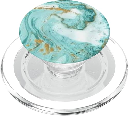 Leuchtende leuchtende Farben, Blau, Gold, Grün, Türkis, Weiß. PopSockets PopGrip für MagSafe Leuchtende leuchtende Farben, Blau, Gold, Grün, Türkis, Weiß. PopSockets PopGrip für MagSafe von Cute Phone Accessories Art Gift for Women and Men