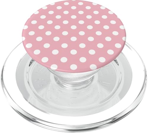 Boho Tiny Rockabilly Tupfenmuster, rosa gepunktet PopSockets PopGrip für MagSafe Boho Tiny Rockabilly Tupfenmuster, rosa gepunktet PopSockets PopGrip für MagSafe von Cute Polka Dot Designs