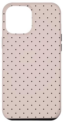 Hülle für iPhone 13 Pro Max Boho Tiny Polka Dot Rockabilly Süßes Polkadot in Schwarz und Beige Hülle für iPhone 13 Pro Max Boho Tiny Polka Dot Rockabilly Süßes Polkadot in Schwarz und Beige von Cute Polka Dot Designs