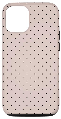 Hülle für iPhone 15 Boho Tiny Polka Dot Rockabilly Süßes Polkadot in Schwarz und Beige Hülle für iPhone 15 Boho Tiny Polka Dot Rockabilly Süßes Polkadot in Schwarz und Beige von Cute Polka Dot Designs