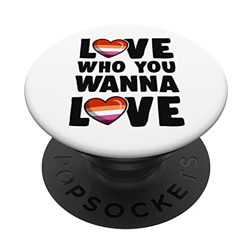 Liebe wen du lieben willst Cute Lesbian Pride Herz Aesthetic PopSockets mit austauschbarem PopGrip Liebe wen du lieben willst Cute Lesbian Pride Herz Aesthetic PopSockets mit austauschbarem PopGrip von Cute Queer Matching Lesbian Couple Gay Pride Merch