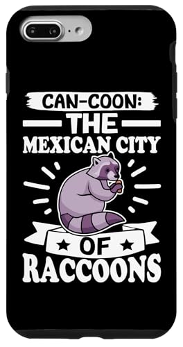 Waschbär: Can-Coon: Die mexikanische Stadt der Waschbären Hülle für iPhone 7 Plus/8 Plus von Cute Raccoon And Baby Raccoon Designs For Kids