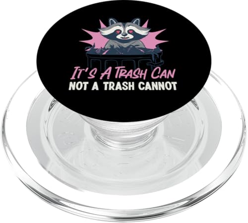 Waschbär: Es ist ein Mülleimer, kein Mülleimer PopSockets PopGrip für MagSafe Waschbär: Es ist ein Mülleimer, kein Mülleimer PopSockets PopGrip für MagSafe von Cute Raccoon And Baby Raccoon Designs For Kids
