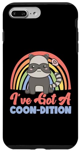 Waschbär: I've Got A Coon-dition Hülle für iPhone 7 Plus/8 Plus von Cute Raccoon And Baby Raccoon Designs For Kids
