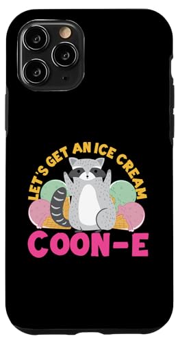 Waschbär: Let's Get An Ice Cream Coon-e Hülle für iPhone 11 Pro Waschbär: Let's Get An Ice Cream Coon-e Hülle für iPhone 11 Pro von Cute Raccoon And Baby Raccoon Designs For Kids