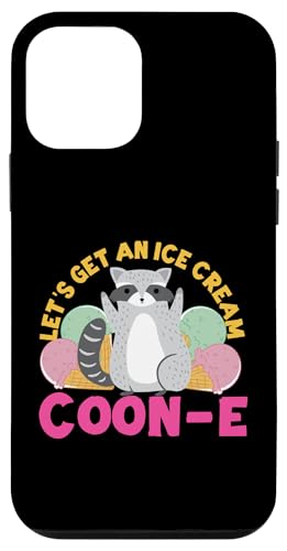 Waschbär: Let's Get An Ice Cream Coon-e Hülle für iPhone 12 mini von Cute Raccoon And Baby Raccoon Designs For Kids