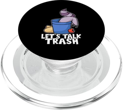 Waschbär: Let's Talk Trash PopSockets PopGrip für MagSafe Waschbär: Let's Talk Trash PopSockets PopGrip für MagSafe von Cute Raccoon And Baby Raccoon Designs For Kids