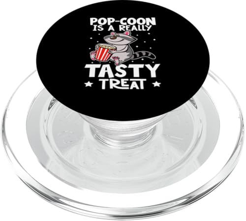 Waschbär: Pop-Coon ist ein wirklich leckerer Leckerbissen PopSockets PopGrip für MagSafe Waschbär: Pop-Coon ist ein wirklich leckerer Leckerbissen PopSockets PopGrip für MagSafe von Cute Raccoon And Baby Raccoon Designs For Kids