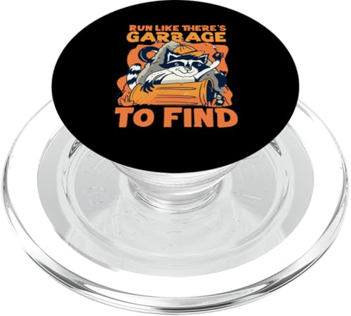 Waschbär: Run Like There's Garbage To Find PopSockets PopGrip für MagSafe Waschbär: Run Like There's Garbage To Find PopSockets PopGrip für MagSafe von Cute Raccoon And Baby Raccoon Designs For Kids