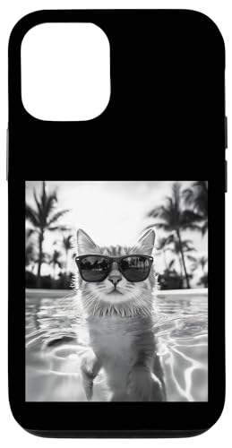 Katze trägt Sonnenbrille in einem Pool Hülle für iPhone 12/12 Pro Katze trägt Sonnenbrille in einem Pool Hülle für iPhone 12/12 Pro von Cute and Summery Animal Designs