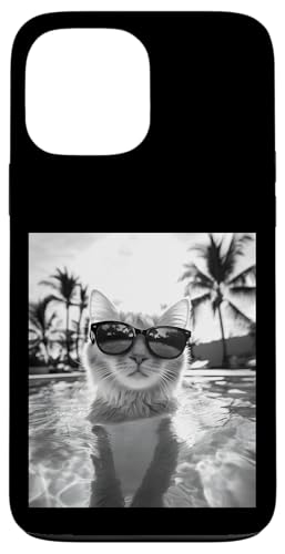Katze trägt Sonnenbrille in einem Pool Hülle für iPhone 13 Pro Max Katze trägt Sonnenbrille in einem Pool Hülle für iPhone 13 Pro Max von Cute and Summery Animal Designs