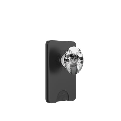 Katze trägt Sonnenbrille in einem Pool PopSockets PopWallet für MagSafe Katze trägt Sonnenbrille in einem Pool PopSockets PopWallet für MagSafe von Cute and Summery Animal Designs