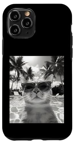 Lustige Katze mit Sonnenbrille in einem Pool mit Palmen Hülle für iPhone 11 Pro Lustige Katze mit Sonnenbrille in einem Pool mit Palmen Hülle für iPhone 11 Pro von Cute and Summery Animal Designs