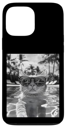 Lustige Katze mit Sonnenbrille in einem Pool mit Palmen Hülle für iPhone 13 Pro Max Lustige Katze mit Sonnenbrille in einem Pool mit Palmen Hülle für iPhone 13 Pro Max von Cute and Summery Animal Designs