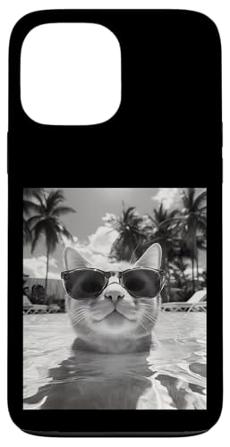 Lustige Katze mit Sonnenbrille in einem Pool mit Palmen Hülle für iPhone 13 Pro Max Lustige Katze mit Sonnenbrille in einem Pool mit Palmen Hülle für iPhone 13 Pro Max von Cute and Summery Animal Designs