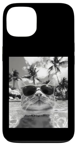 Lustige Katze mit Sonnenbrille in einem Pool mit Palmen Hülle für iPhone 13 Lustige Katze mit Sonnenbrille in einem Pool mit Palmen Hülle für iPhone 13 von Cute and Summery Animal Designs