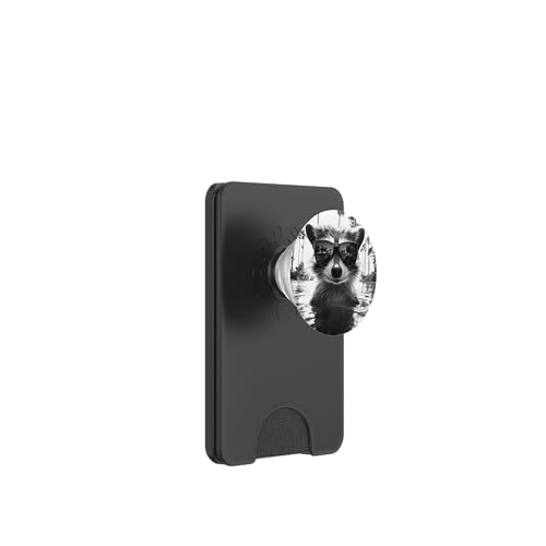 Lustiger Waschbär mit Sonnenbrille in einem Pool mit Palmen PopSockets PopWallet für MagSafe Lustiger Waschbär mit Sonnenbrille in einem Pool mit Palmen PopSockets PopWallet für MagSafe von Cute and Summery Animal Designs