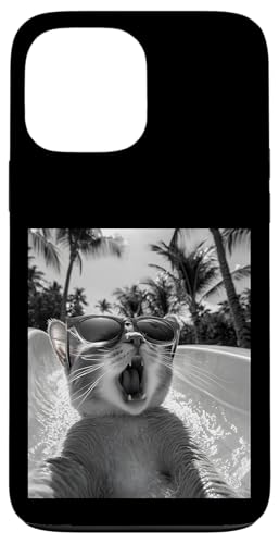 Schockiert aussehende Katze mit Sonnenbrille in einer Wasserrutsche Hülle für iPhone 13 Pro Max Schockiert aussehende Katze mit Sonnenbrille in einer Wasserrutsche Hülle für iPhone 13 Pro Max von Cute and Summery Animal Designs