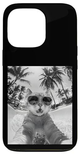 Schockiert aussehende Katze mit Sonnenbrille in einer Wasserrutsche Hülle für iPhone 13 Pro Schockiert aussehende Katze mit Sonnenbrille in einer Wasserrutsche Hülle für iPhone 13 Pro von Cute and Summery Animal Designs