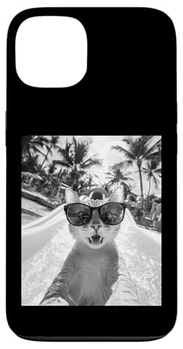 Schockiert aussehende Katze mit Sonnenbrille in einer Wasserrutsche Hülle für iPhone 13 Schockiert aussehende Katze mit Sonnenbrille in einer Wasserrutsche Hülle für iPhone 13 von Cute and Summery Animal Designs