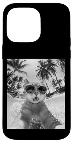 Schockiert aussehende Katze mit Sonnenbrille in einer Wasserrutsche Hülle für iPhone 14 Pro Max Schockiert aussehende Katze mit Sonnenbrille in einer Wasserrutsche Hülle für iPhone 14 Pro Max von Cute and Summery Animal Designs