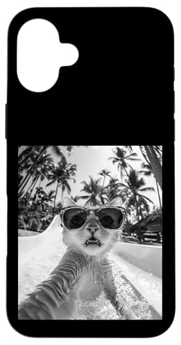 Schockiert aussehende Katze mit Sonnenbrille in einer Wasserrutsche Hülle für iPhone 16 Plus Schockiert aussehende Katze mit Sonnenbrille in einer Wasserrutsche Hülle für iPhone 16 Plus von Cute and Summery Animal Designs
