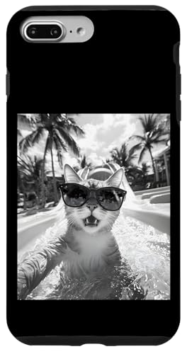 Schockiert aussehende Katze mit Sonnenbrille in einer Wasserrutsche Hülle für iPhone 7 Plus/8 Plus Schockiert aussehende Katze mit Sonnenbrille in einer Wasserrutsche Hülle für iPhone 7 Plus/8 Plus von Cute and Summery Animal Designs