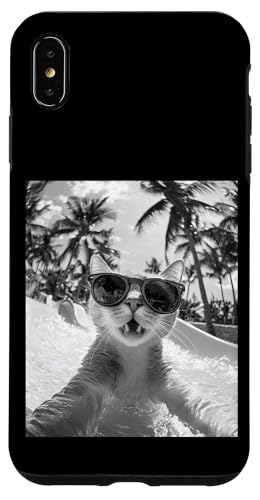 Schockiert aussehende Katze mit Sonnenbrille in einer Wasserrutsche Hülle für iPhone XS Max Schockiert aussehende Katze mit Sonnenbrille in einer Wasserrutsche Hülle für iPhone XS Max von Cute and Summery Animal Designs
