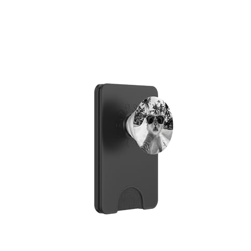 Schockiert aussehende Katze mit Sonnenbrille in einer Wasserrutsche PopSockets PopWallet für MagSafe Schockiert aussehende Katze mit Sonnenbrille in einer Wasserrutsche PopSockets PopWallet für MagSafe von Cute and Summery Animal Designs