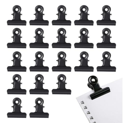 20 Stück Kleine Bulldogge Büroklammern,Metall Clips,Kleine Bulldogge Clips,20pcs Tüten Verschlussclips,Metall Scharnier Clips,Schwarz Klammern Metall Bulldog Clips,Papiergeld Binder Klemmen 20 Stück Kleine Bulldogge Büroklammern,Metall Clips,Kleine Bulldogge Clips,20pcs Tüten Verschlussclips,Metall Scharnier Clips,Schwarz Klammern Metall Bulldog Clips,Papiergeld Binder Klemmen von Cutiolly