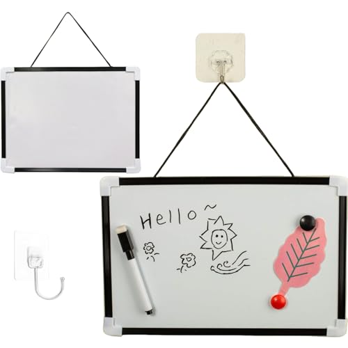 Magnetisches Whiteboard,Weiß Magnetisch Tafel,Magnetisches Mini Whiteboard,Trocken Abwischbar Magnettafel, Magnettafel Magnetwand,Wiederbeschreibbar Weißtafel von Cutiolly