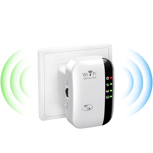 WLAN Verstärker, WLAN Repeater mit 300 Mbps, 2,4GHz WiFi Repeater mit LAN Anschluss, WiFi Extender Booster mit Router/Access Point Modus, Internet Verstärker bis zu 5000 sq.ft und Allen W LAN Geräten WLAN Verstärker, WLAN Repeater mit 300 Mbps, 2,4GHz WiFi Repeater mit LAN Anschluss, WiFi Extender Booster mit Router/Access Point Modus, Internet Verstärker bis zu 5000 sq.ft und Allen W LAN Geräten von Cweopo