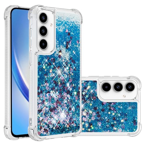 Cxzaqwer Hülle Kompatibel with Samsung Galaxy A55 5G,TPU Handyhülle mit Integriertem 360 Grad vollschutz Pur Treibsand Schutzhülle Tasche für A55 5G Blau Cxzaqwer Hülle Kompatibel with Samsung Galaxy A55 5G,TPU Handyhülle mit Integriertem 360 Grad vollschutz Pur Treibsand Schutzhülle Tasche für A55 5G Blau von Cxzaqwer