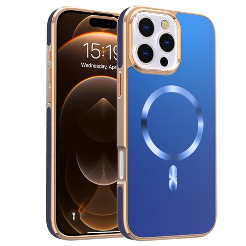 Cxzaqwer Schutzhülle für iPhone 16 Pro, für Mädchen und Frauen, magnetisch, stoßfest, Militärqualität, kratzfest, dünn, Anti-Fingerabdrücke, Blau Cxzaqwer Schutzhülle für iPhone 16 Pro, für Mädchen und Frauen, magnetisch, stoßfest, Militärqualität, kratzfest, dünn, Anti-Fingerabdrücke, Blau von Cxzaqwer