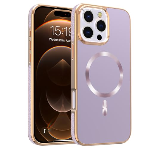 Cxzaqwer Schutzhülle für iPhone 16 Pro, für Mädchen und Frauen, magnetisch, stoßfest, Militärqualität, kratzfest, dünn, Anti-Fingerabdrücke, Hellviolett Cxzaqwer Schutzhülle für iPhone 16 Pro, für Mädchen und Frauen, magnetisch, stoßfest, Militärqualität, kratzfest, dünn, Anti-Fingerabdrücke, Hellviolett von Cxzaqwer