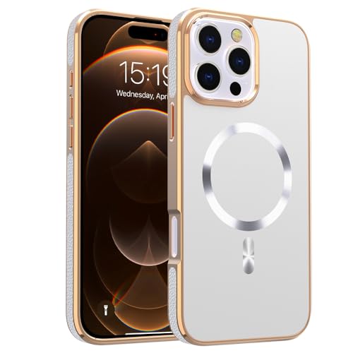 Cxzaqwer Schutzhülle für iPhone 16 Pro Max, für Mädchen und Frauen, magnetisch, stoßfest, militärische Qualität, kratzfest, dünn, Anti-Fingerabdrücke, Weiß Cxzaqwer Schutzhülle für iPhone 16 Pro Max, für Mädchen und Frauen, magnetisch, stoßfest, militärische Qualität, kratzfest, dünn, Anti-Fingerabdrücke, Weiß von Cxzaqwer