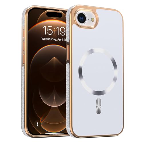 Cxzaqwer Schutzhülle für iPhone 16E, für Mädchen und Frauen, magnetisch, stoßfest, Militärqualität, kratzfest, dünn, Anti-Fingerabdrücke, Weiß Cxzaqwer Schutzhülle für iPhone 16E, für Mädchen und Frauen, magnetisch, stoßfest, Militärqualität, kratzfest, dünn, Anti-Fingerabdrücke, Weiß von Cxzaqwer