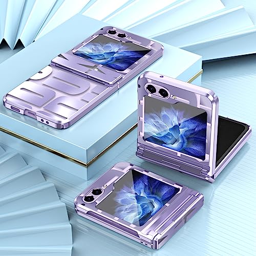 Schutzhülle für Samsung Galaxy Z Flip 7, Ganzkörper-Schutzhülle, robust, stoßfest, Schutz, leicht, hautfreundlich, für Mädchen und Damen, Violett Schutzhülle für Samsung Galaxy Z Flip 7, Ganzkörper-Schutzhülle, robust, stoßfest, Schutz, leicht, hautfreundlich, für Mädchen und Damen, Violett von Cxzaqwer