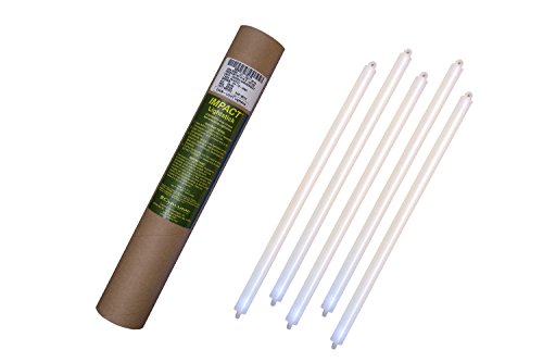 Cyalume Leuchtstäbe 5er Pack - SnapLight IMPACT (2 Ringe) in Weiß - aktivierbar per Schlag -erfüllt NATO-Spezifikationen - 40cm lang - leuchtet 8 Stunden - ungiftig, nicht brennbar - hohe Sicherheit von Cyalume
