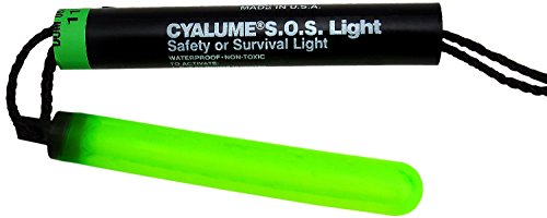Cyalume Notsignal SOS Leuchte (10er Pack) - 19 cm - Grüner Leuchtstab mit 8 h Leuchtdauer - Lebensretter bei Rettungseinsätzen oder als Sicherheitsvorkehrung für die Freizeit von Cyalume